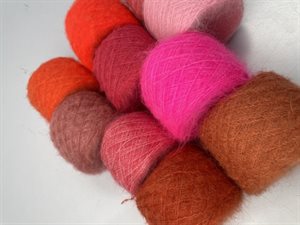 Soft kid mohair - buket med tøsede farver, alle 10 farver